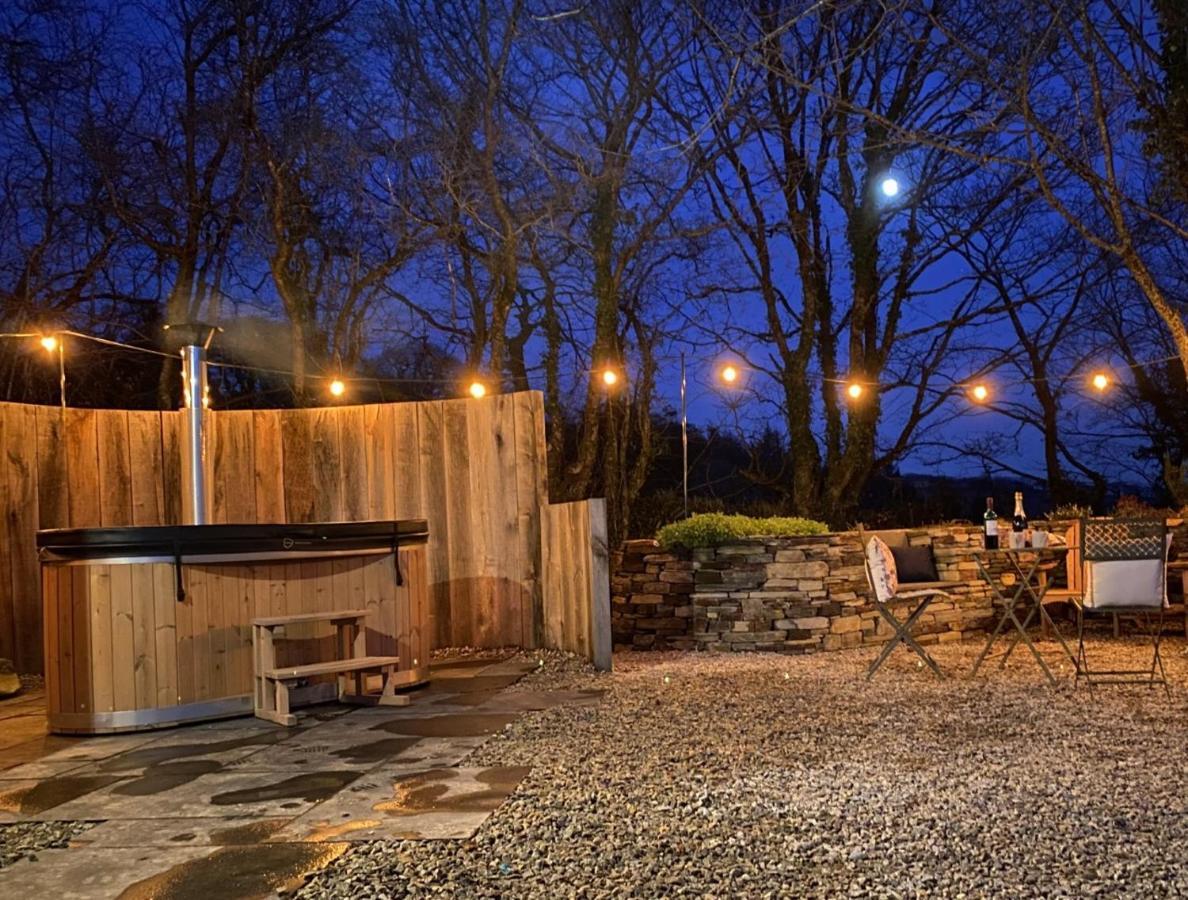 Boutique Cornish Shepherd'S Hut With Hot Tub لاونسستون المظهر الخارجي الصورة