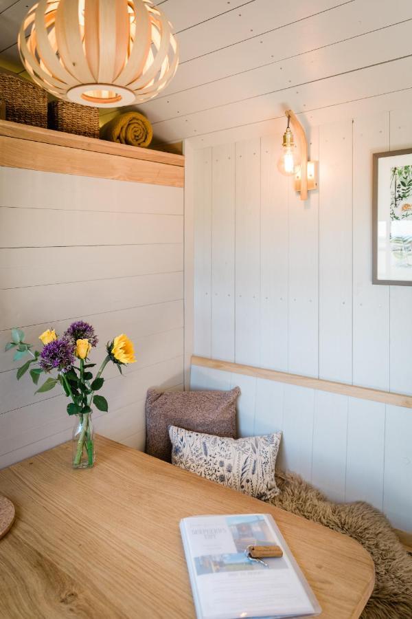 Boutique Cornish Shepherd'S Hut With Hot Tub لاونسستون المظهر الخارجي الصورة