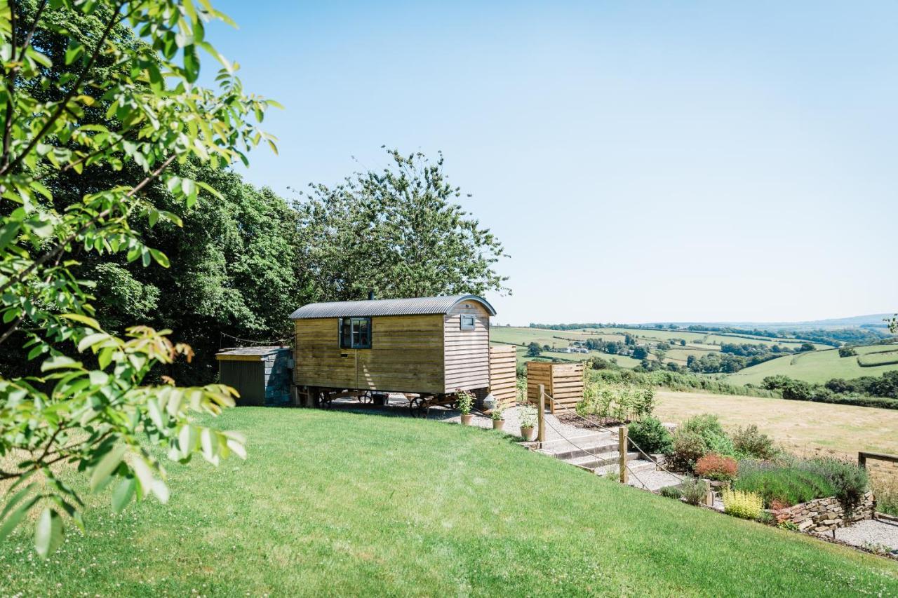 Boutique Cornish Shepherd'S Hut With Hot Tub لاونسستون المظهر الخارجي الصورة